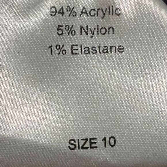 Jane Norman Sweater Dress / Tunic Solid Purple‎ Buckle Detail Size 10 - Picture 11 of 12